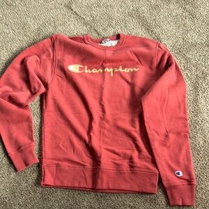 Champion Classic Red Crewneck
